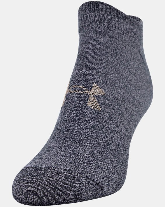 Women's UA Essential No Show – 6-Pack Socks, Gray, pdpMainDesktop image number 17